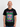 ACDC Fly On The Wall Black T-Shirt featuring colorful graphic design and unisex fit on model.