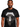 Metallica Ride The Lightning Chair T-Shirt worn by a man, featuring distressed artwork from the album.