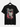 Fender USA Flag Guitar T-shirt featuring a distressed guitar graphic on a black background.