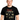 Slipknot Photo Collage T-Shirt worn by a model, featuring a collage of band members in iconic masks.
