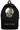 A black backpack featuring a white graphic of a moon and a skeletal figure, with the words SLEEP TOKEN.