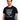 Def Leppard Leopard Face T-shirt worn by a man featuring a fierce leopard graphic on a black background.