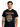 Scorpions Distressed Logo T-Shirt worn by a man, showcasing a classic rock design on a black tee.