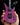 Synyster Gates Purple & Green Schecter Mini Guitar from Avenged Sevenfold