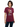 Blondie NY Blondie 1974 Split T-Shirt model wearing maroon tee with graphic design.