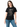 KISS Discharge Live Concert T-Shirt worn by a woman, featuring a vintage concert design.