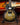 Adam Jones Les Paul Custom Antique Silverburst Miniature Guitar