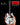 Alex Lifeson Signature ES-355 Gibson Alpine White Miniature Guitar Model 