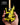 EVH Black & Yellow VH2 "Bumblebee" Eddie Van Halen Mini Guitar