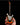 Official George Lynch Signature ESP Flaming Skull Mini Guitar Replica