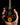 Soundgarden Logo Signature Chris Cornell Black Hollow Body Mini Guitar