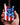 Fender™ Stars N' Stripes Flag Strat™ Miniature Guitar Replica